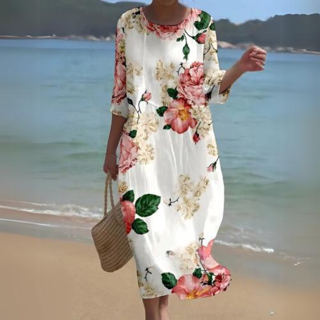 Levoire | Élégance Intemporelle Robe Fleuri