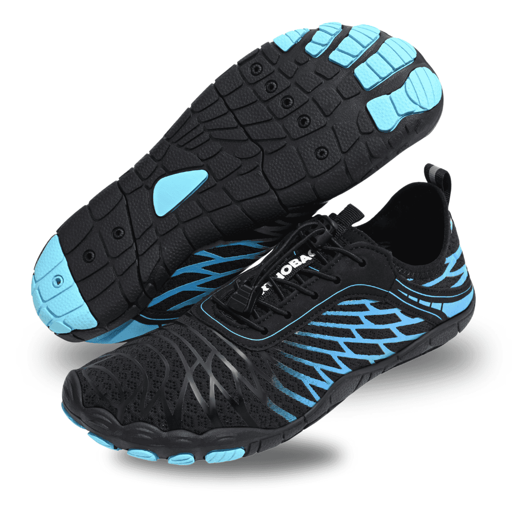 Levoire | Chaussure Barefoot Pour Le Confort Naturel Noir-turquoise