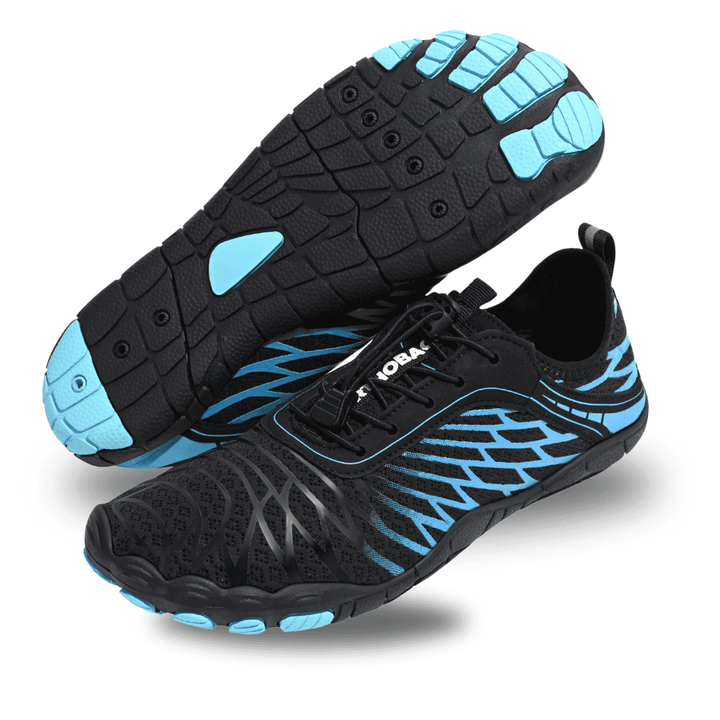 Levoire | Chaussure Barefoot Pour Le Confort Naturel Noir-turquoise