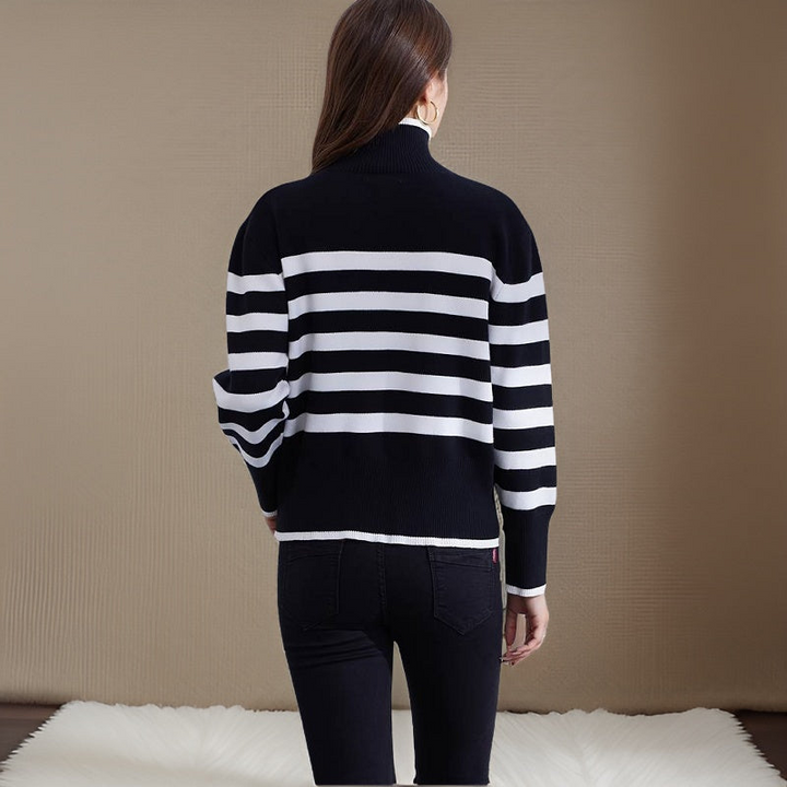 Levoire | Pull Col Roul Femmes Dans Le Style Classique