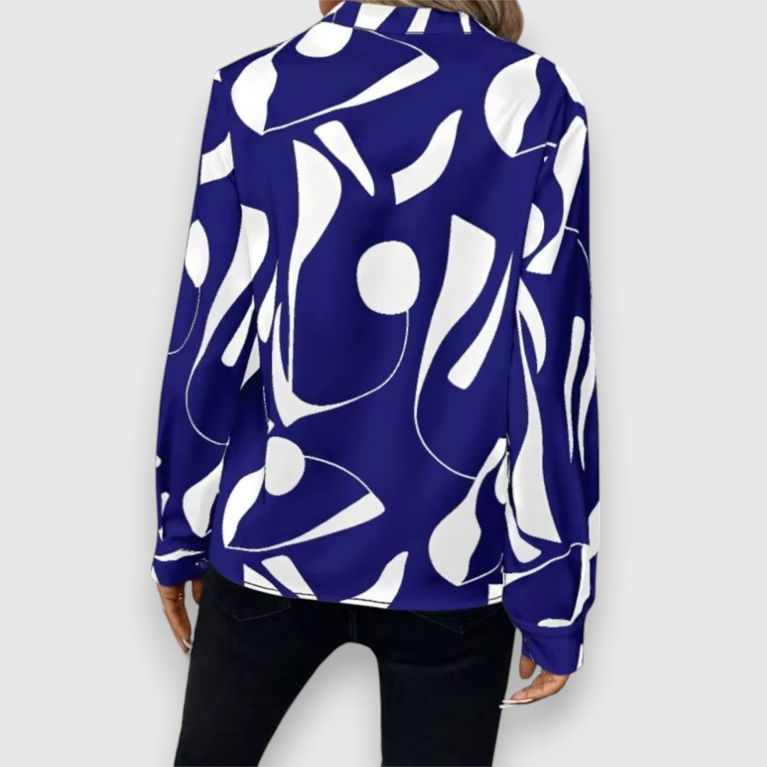 Levoire | Blouse Classique Avec Patte Boutonnage