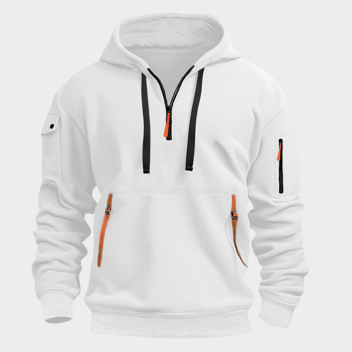 Levoire | Veste À Capuche Confortable Premium De Qualité Blanc