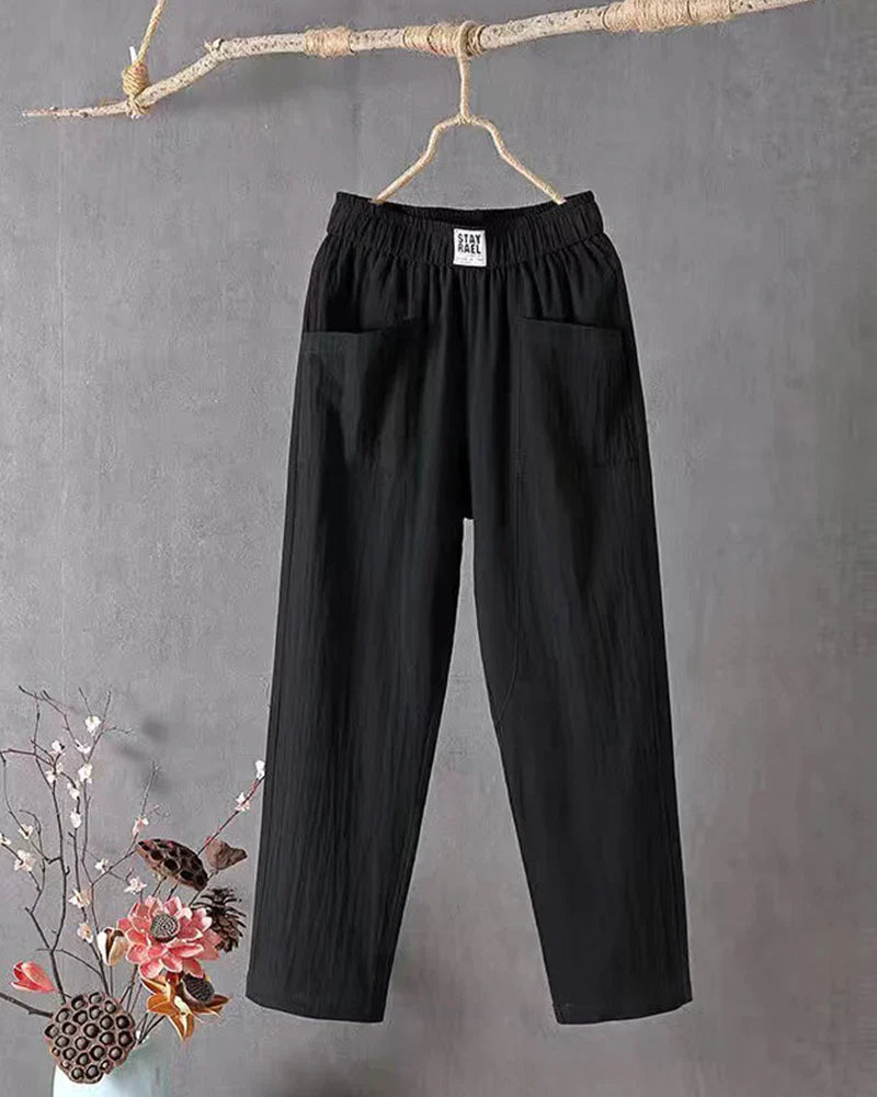Levoire | Pantalons élégants Noir