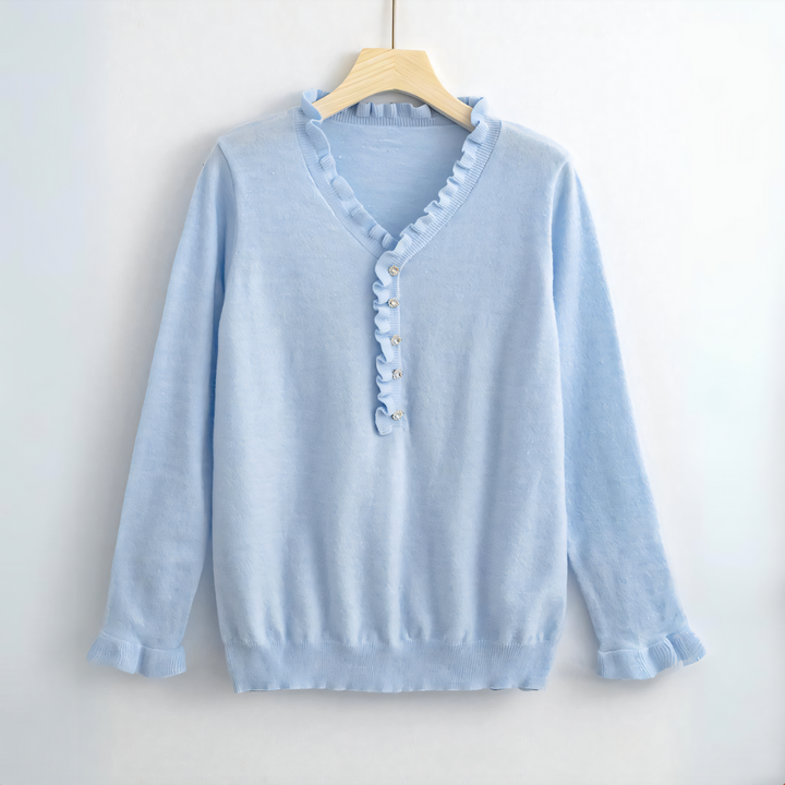 Levoire | Pull Pour Femmes Élégant Froncé