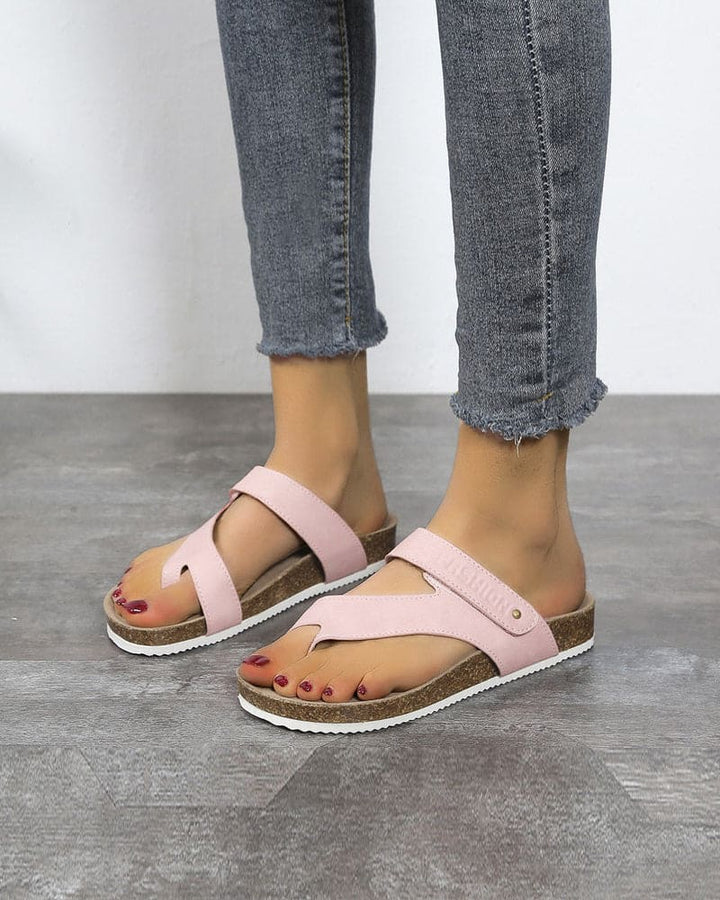 Levoire | Sandales En Cuir Confortables Rosa