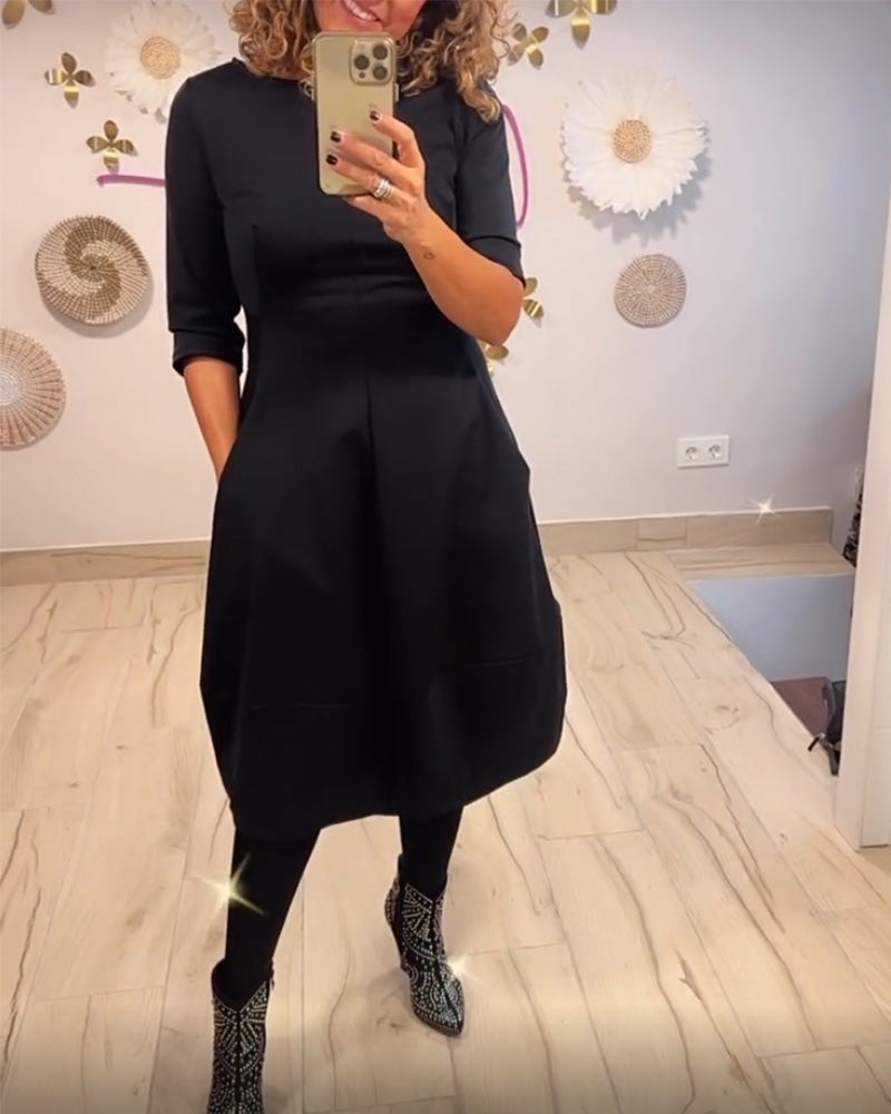 Levoire | Robe Unie Avec Poche