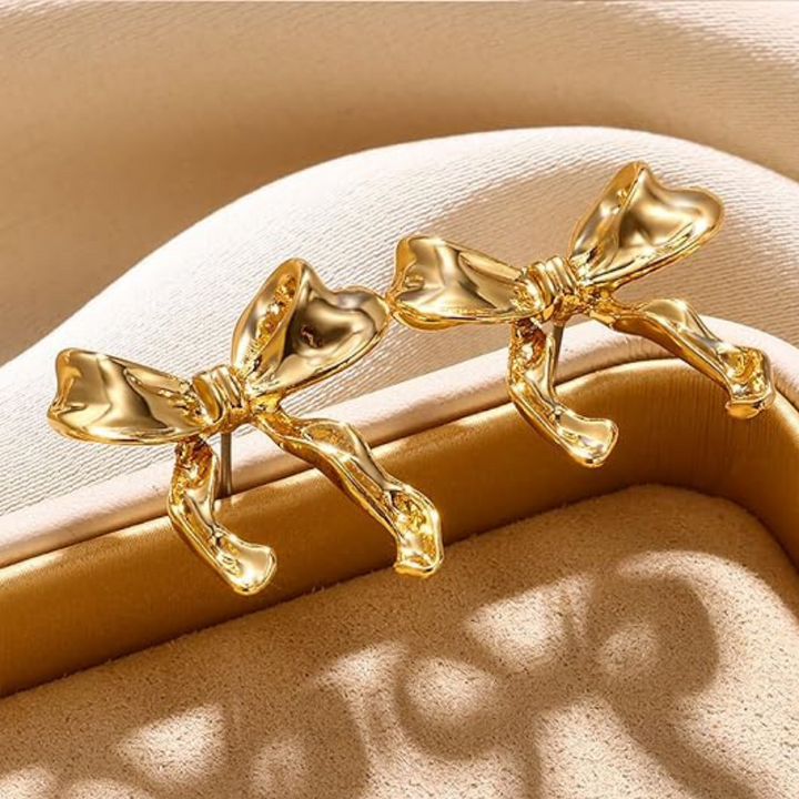 Levoire | Boucles D'Oreilles En Ruban Doré