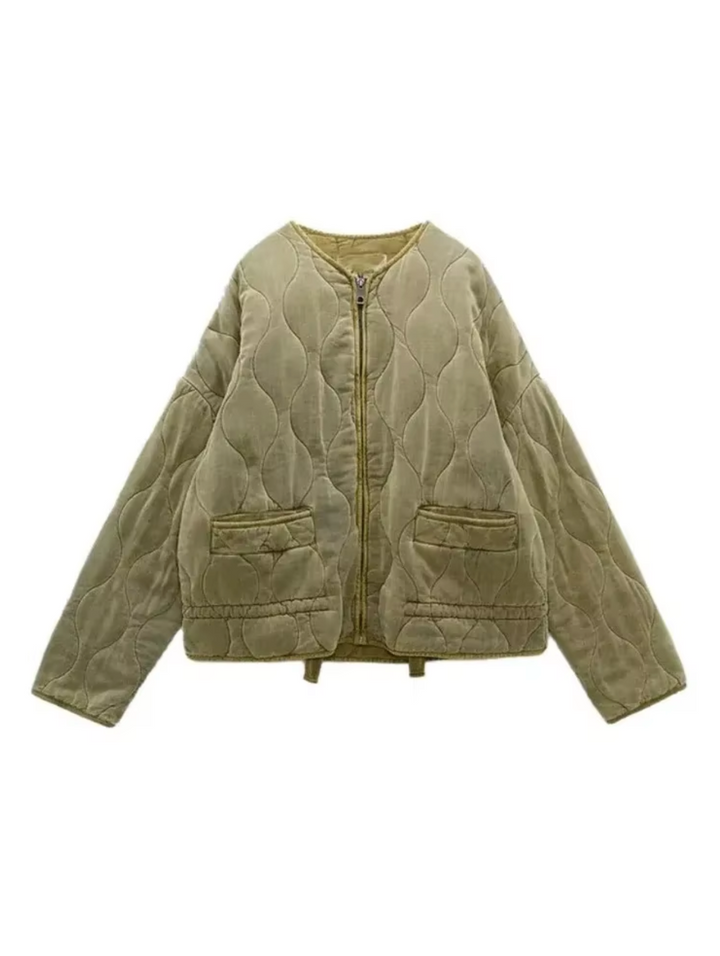 Levoire | Veste En Coton Élégante Vert militaire