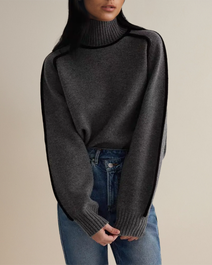 Levoire | Pull Col Roulé Grise