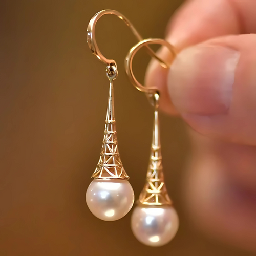 Levoire | Collier De Vin Perles Goutte Boucles D'Oreilles