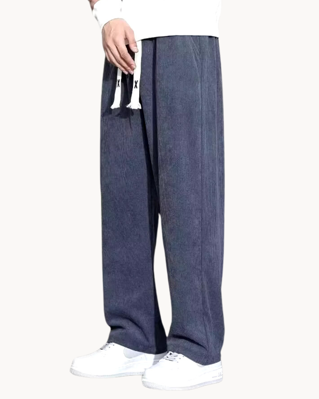 Levoire | Pantalon En Velours Côtelé Décontracté Chaud, Durable & Confort Décontracté