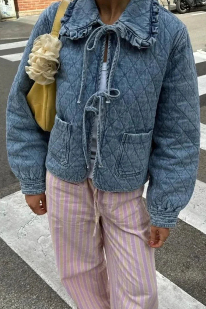 Levoire | Veste Rembourrée Pour Femmes Bleu