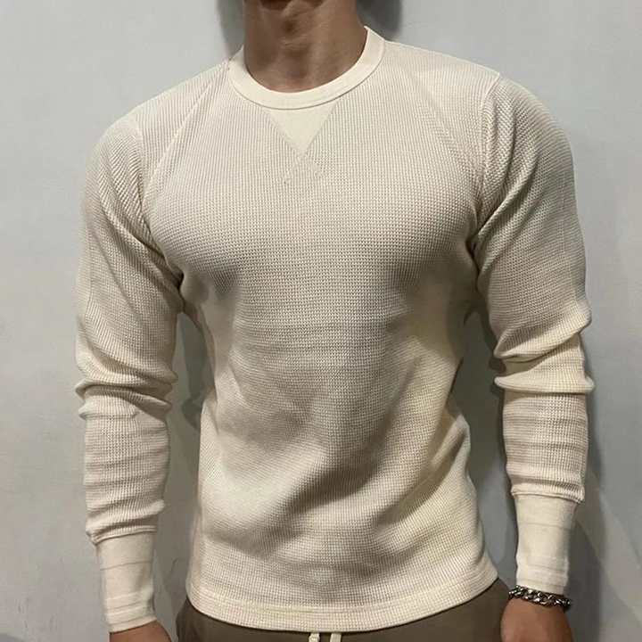 Levoire | Pull Manches Longues FR Hommes Beige