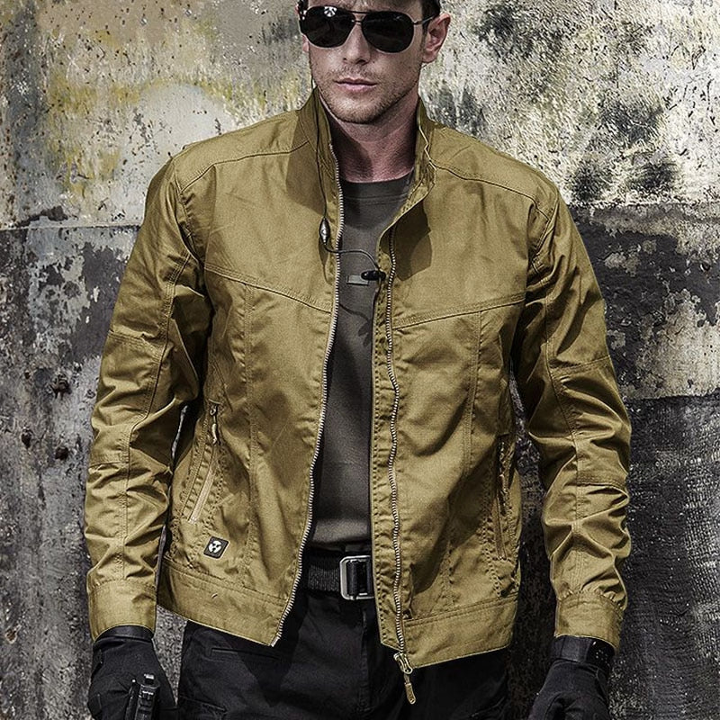 Levoire | Veste Cargo Polyvalente Pour Hommes Kaki