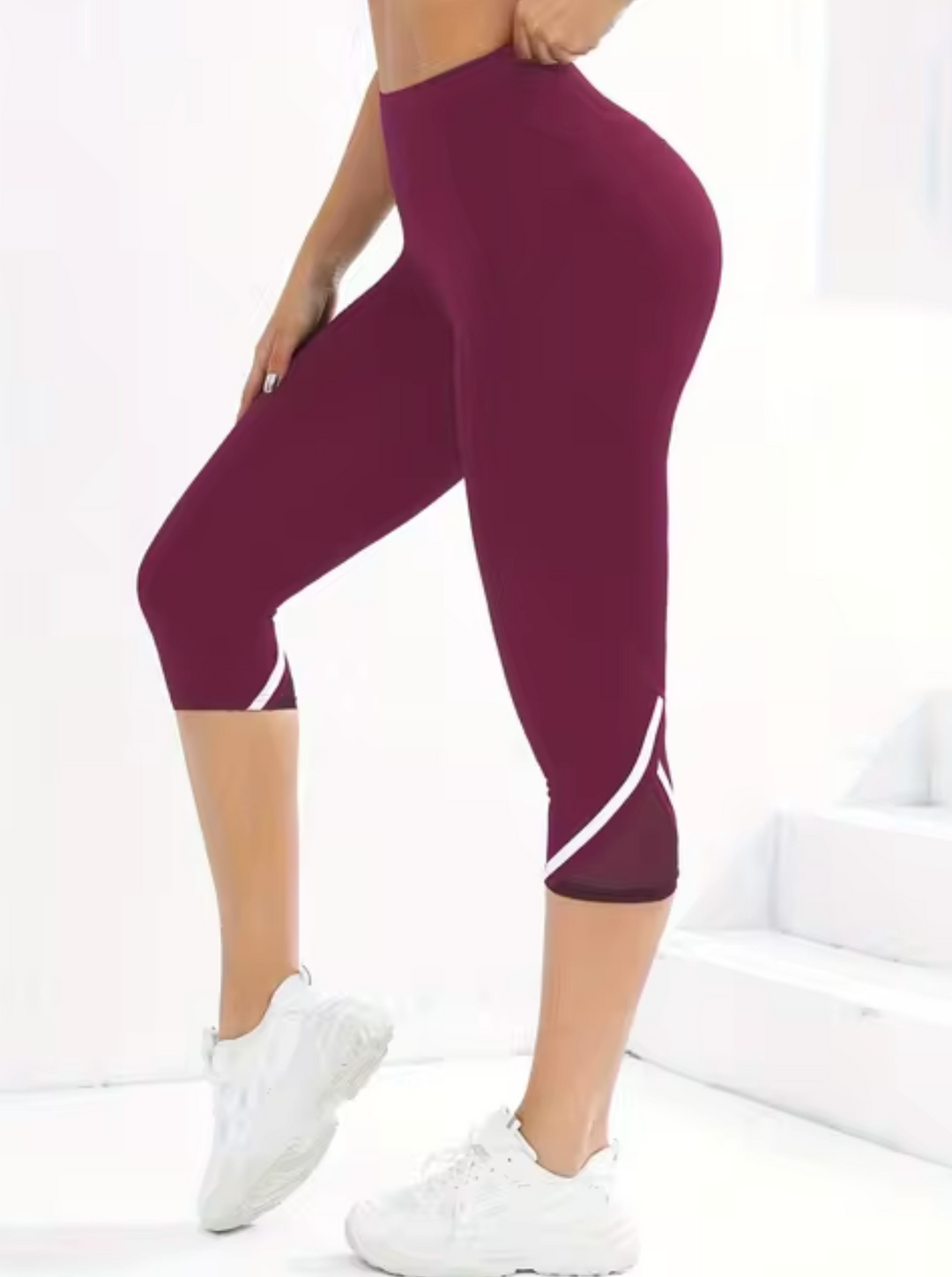 Levoire | Leggings Taille Haute Bordeaux
