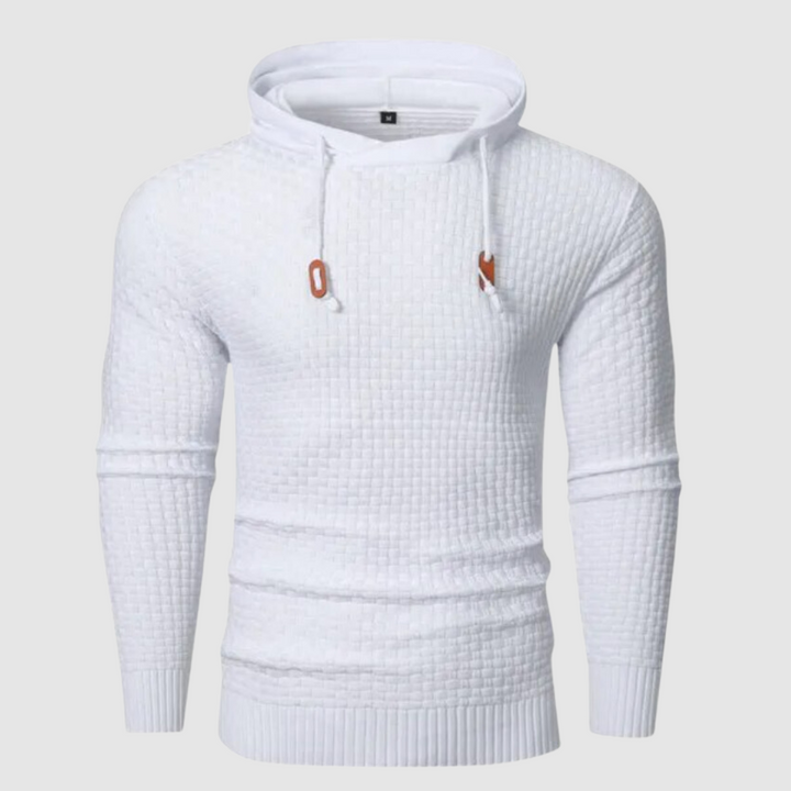 Levoire | Pull A Capuche FR Hommes Chaud Blanc