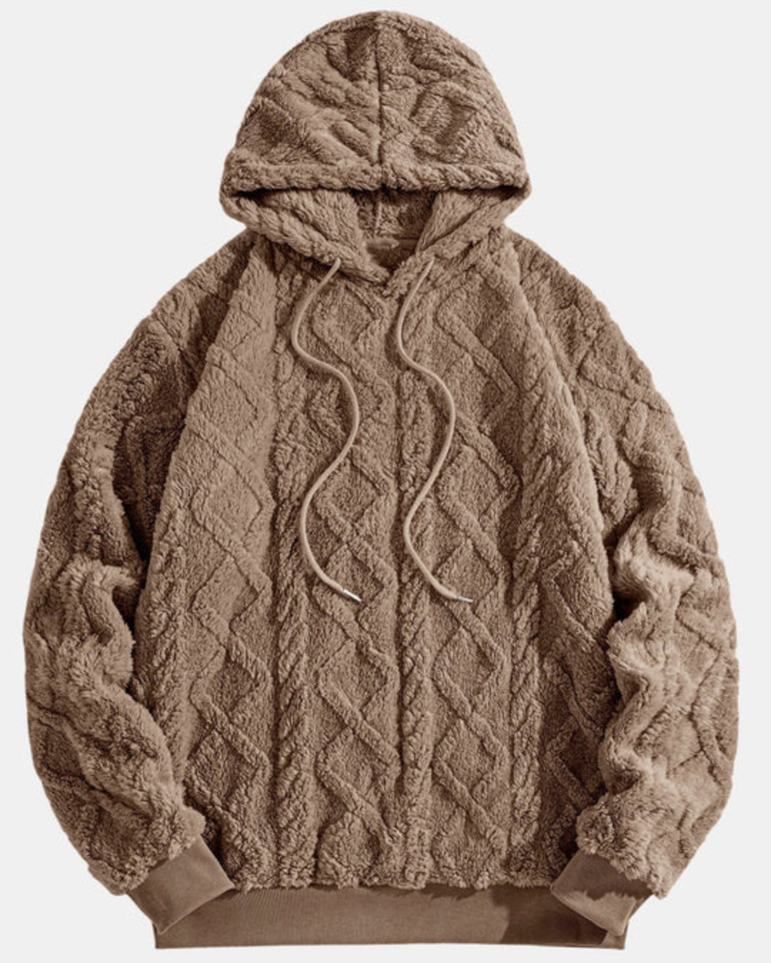 Levoire | Pull À Capuche Douillet En Polaire Braun