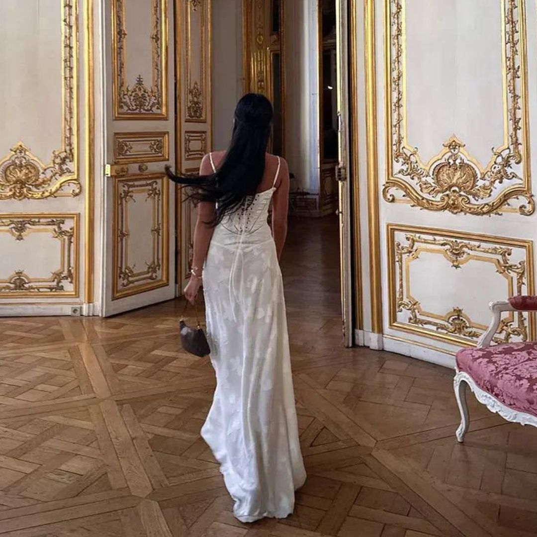 Levoire | Robe longue sans bretelles pour femmes - Blanc