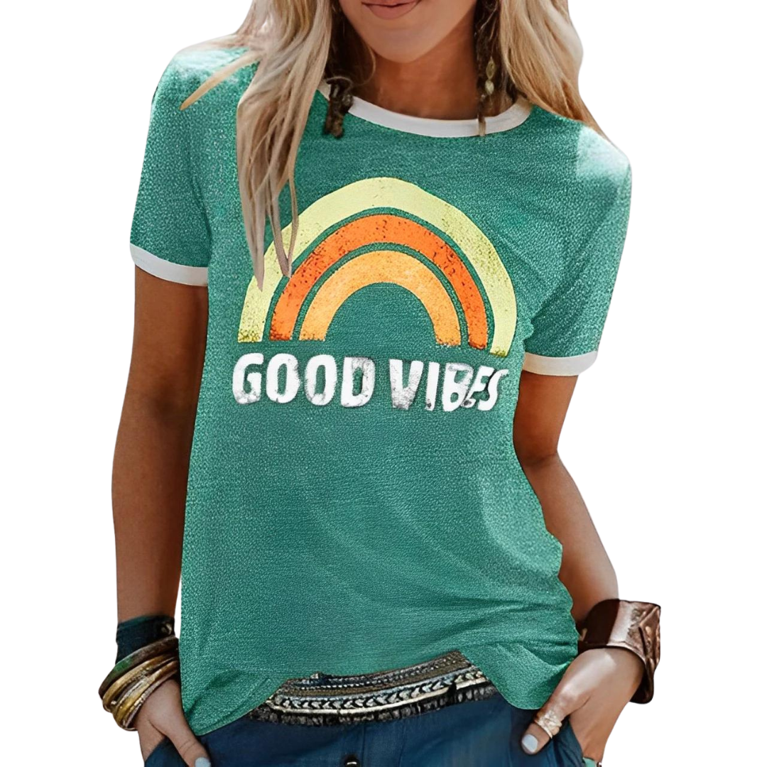 Levoire | Chemise Avec De Bonnes Vibrations Vert