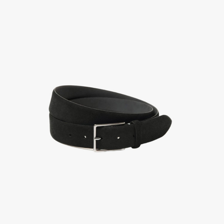 Levoire | Ceinture en daim pour hommes Ceinture en daim classique et élégante pour hommes Noir