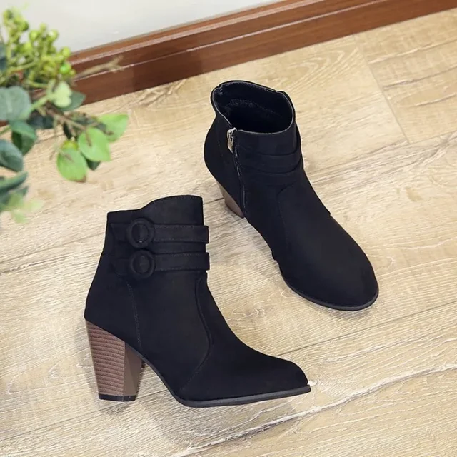 Levoire | Gant En Cuir Lisse Confortable Avec Fermeture Éclair Noir