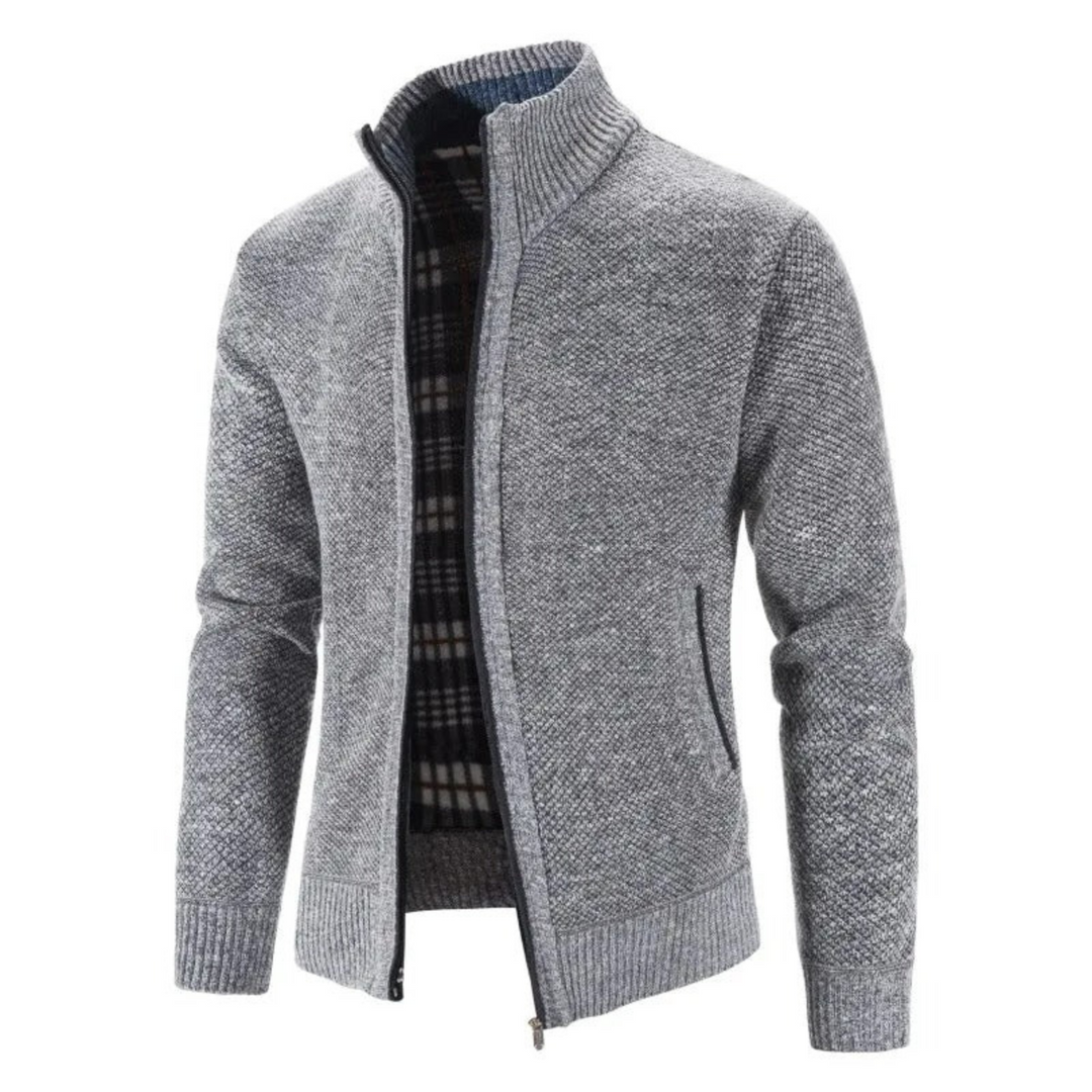 Levoire | Veste En Tricot Chaude Pour Hommes Gris clair