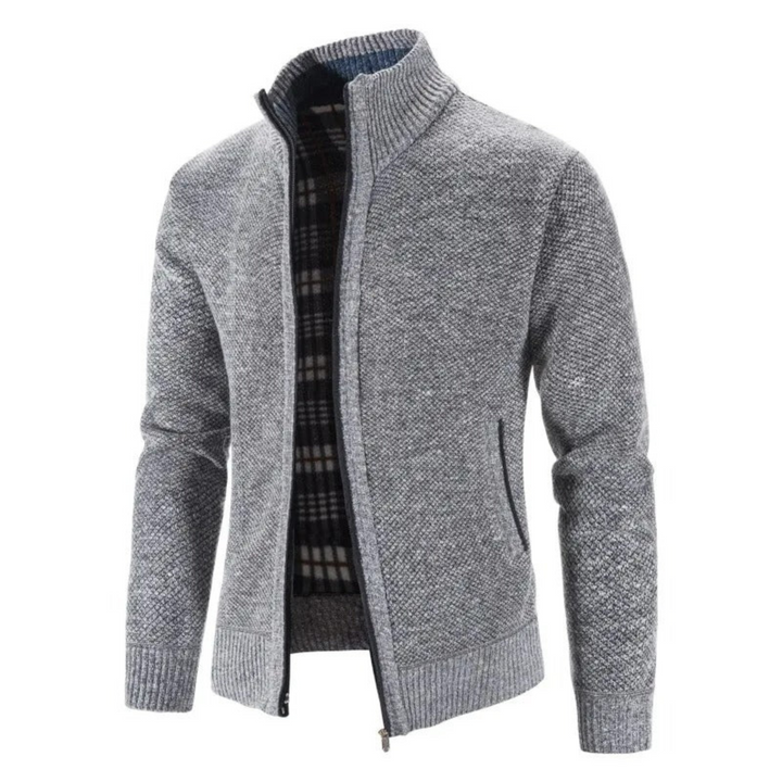 Levoire | Veste En Tricot Chaude Pour Hommes Gris clair