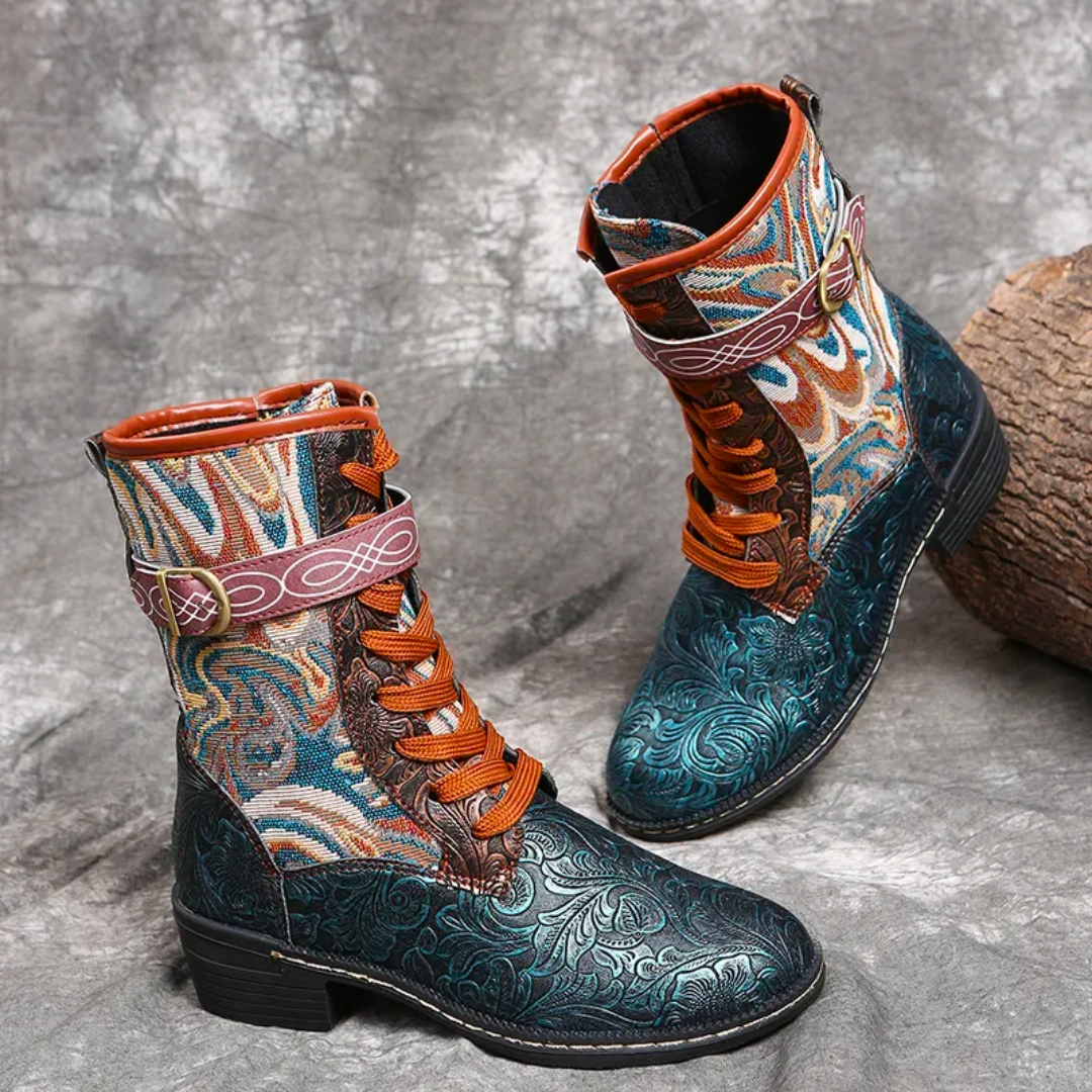 Levoire | Bottes Rétro Élégantes Hellturquoise
