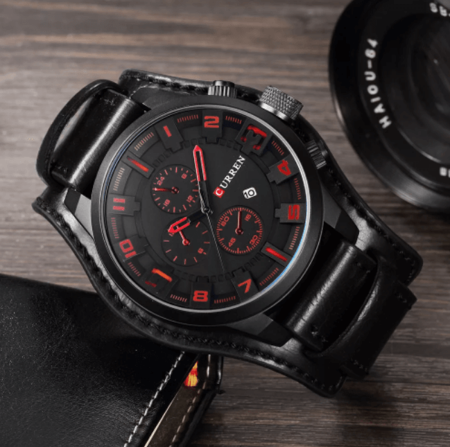 Levoire | Montre Bracelet De Luxe Navigator En Cuir