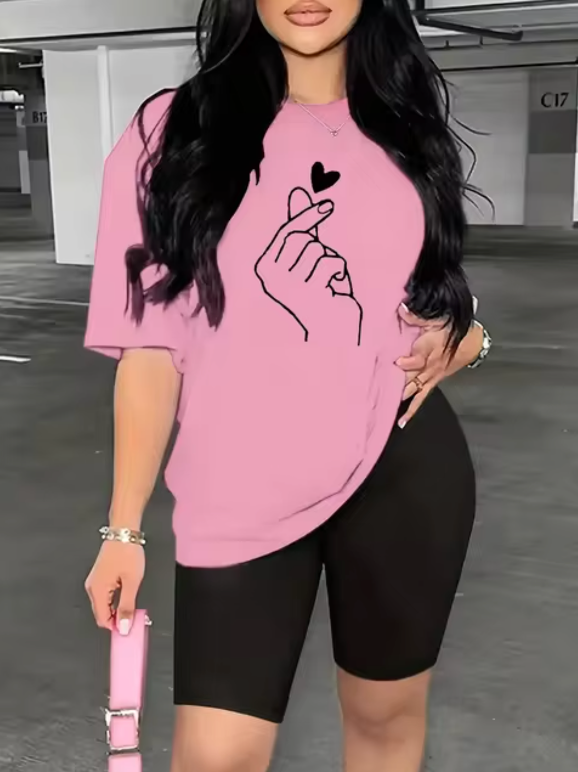 Levoire | T-Shirt Avec Couleur Rosa