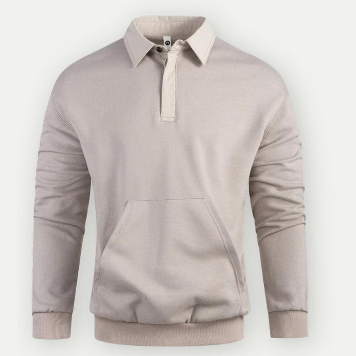 Levoire | Pull Avec Col Beige