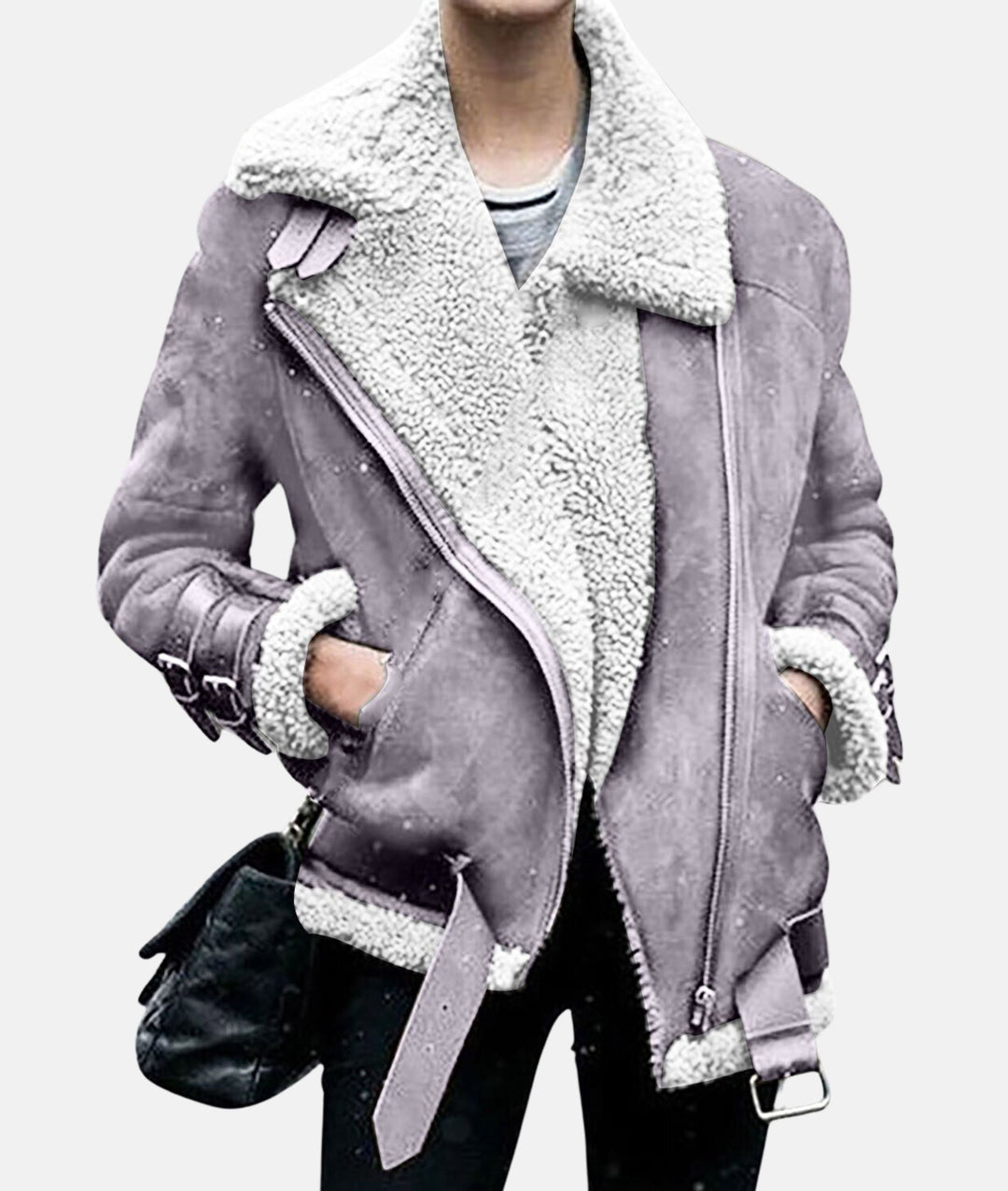 Levoire | Veste D'Hiver Contemporaine Et Chic Gris