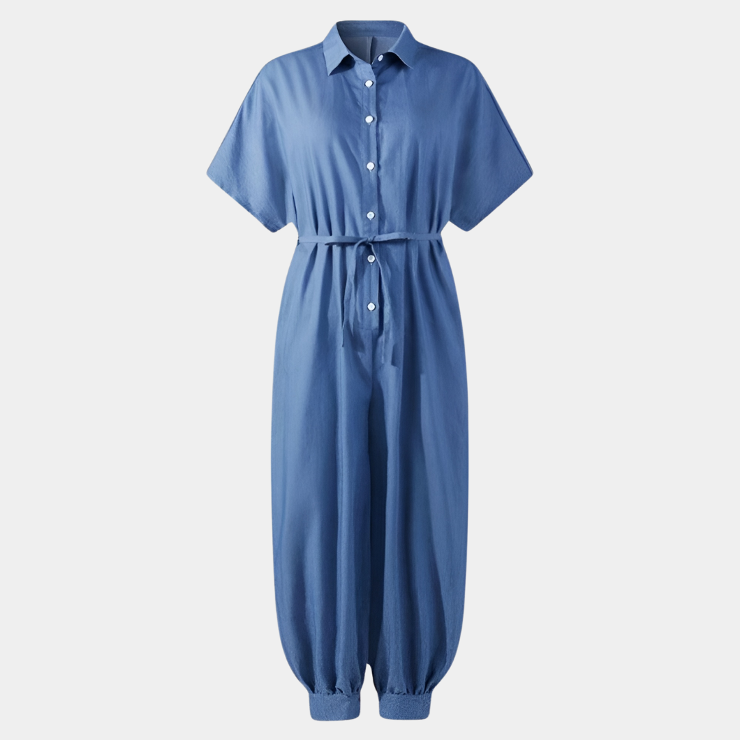 Levoire | Salopette En Denim Décontractée Pour Femmes Bleu clair