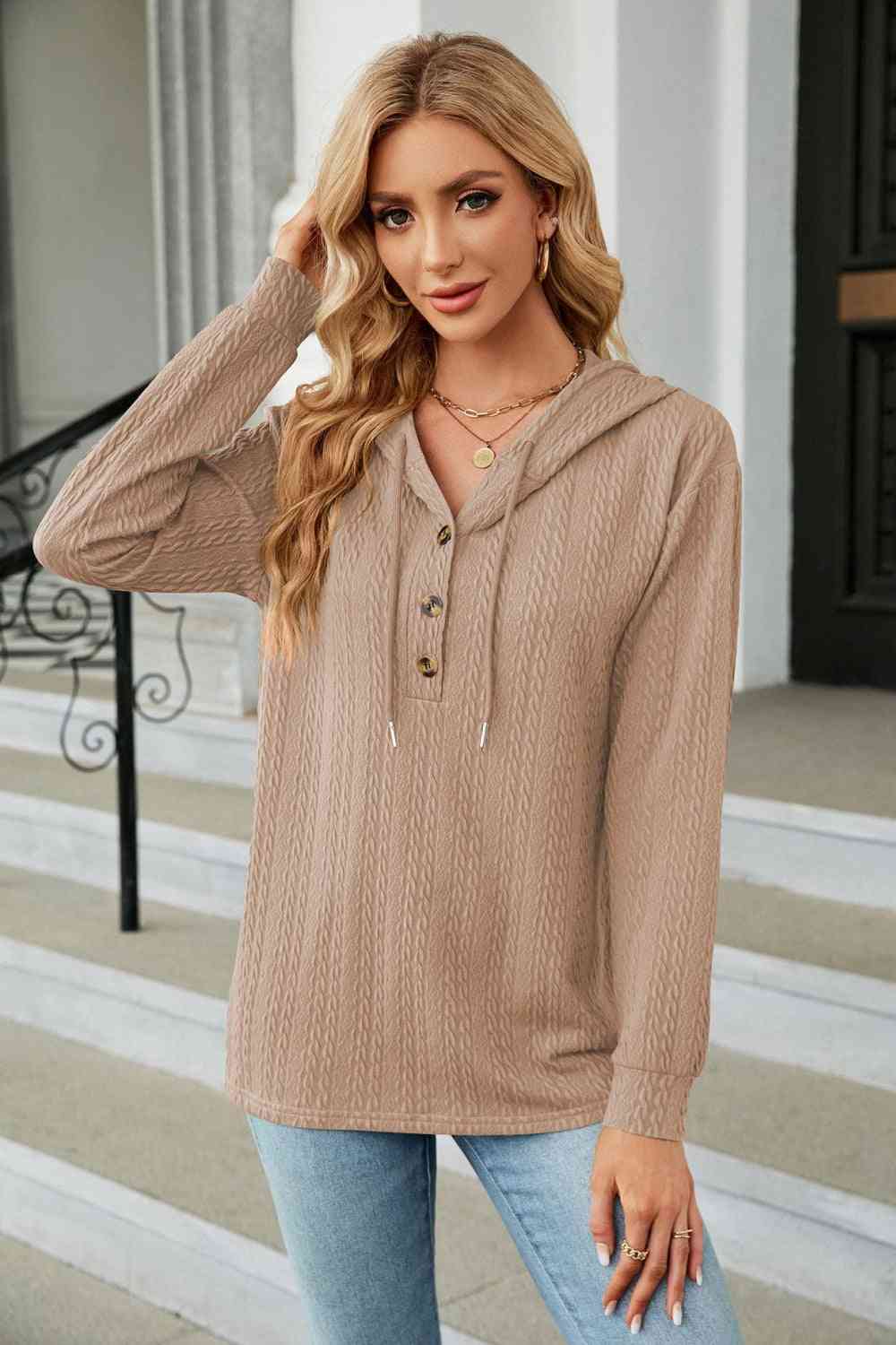 Levoire | Sweat À Capuche À Manches Longues Pour Un Style Confortable Braun