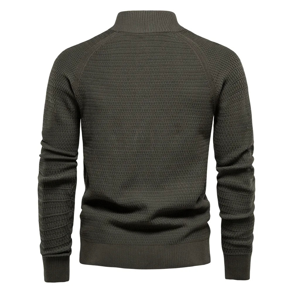 Levoire | Pull à col rond à manches longues avec fermeture à boutons