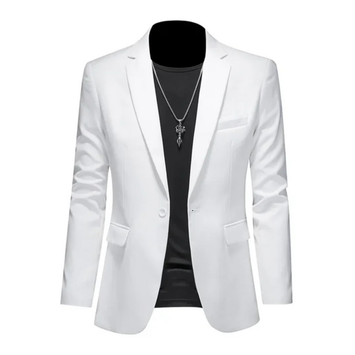 Levoire | Blazer à manches longues formel Blanc