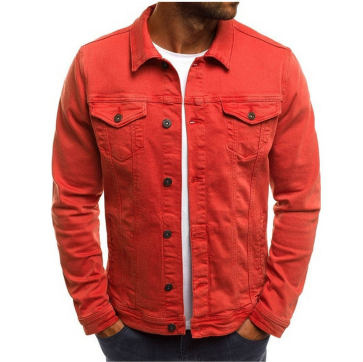 Levoire | Jeansjacke FR Hommes FR Le Look Détendu Rot