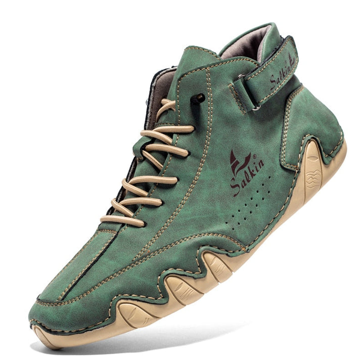 Levoire | Chaussures En Cuir Orthopédiques Pour Le Confort Vert