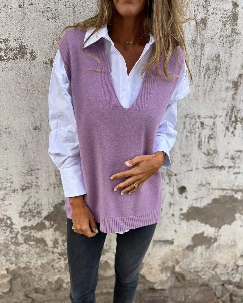 Levoire | Sweat Zippé Décontracté Violet
