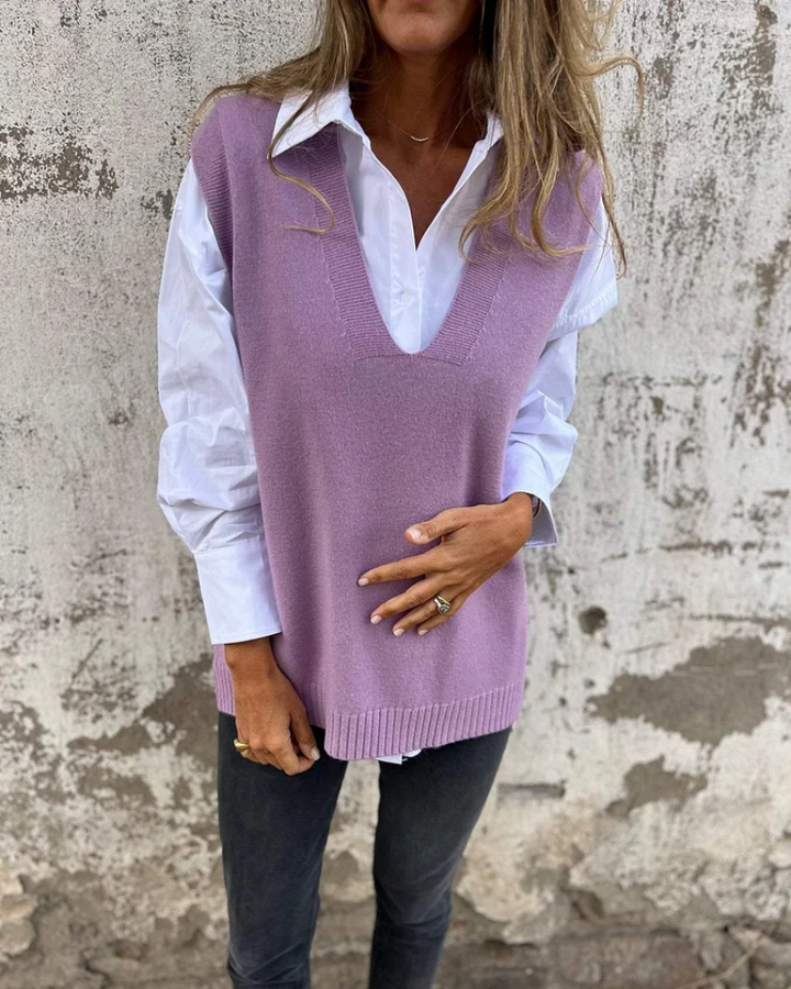 Levoire | Sweat Zippé Décontracté Violet