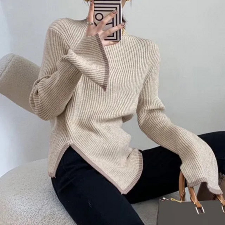 Levoire | Pull À Col Roulé Pour Femmes Chaud Et Stylé Abricot