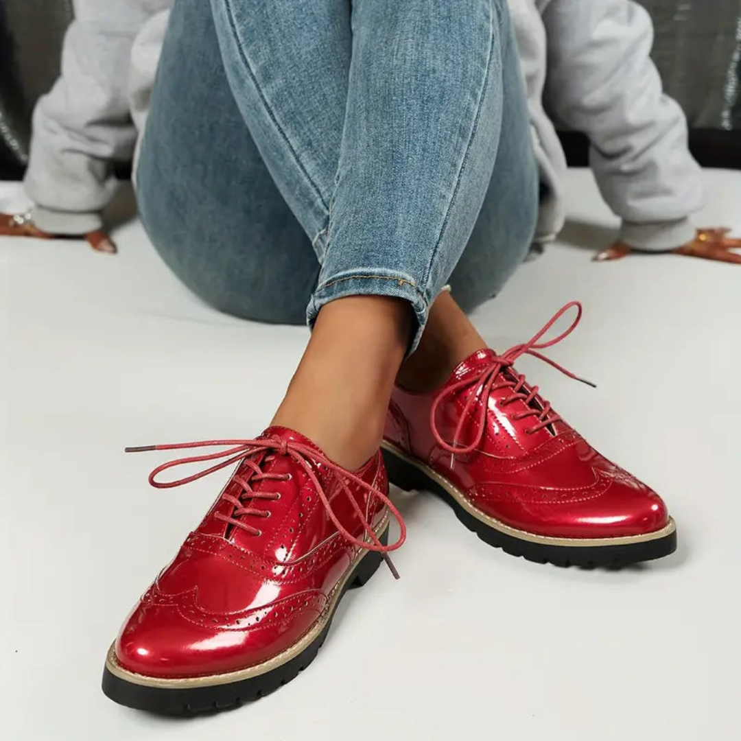 Levoire | Chaussures Brogues Brillantes Et Élégantes Pour - Femmes - À Lacets