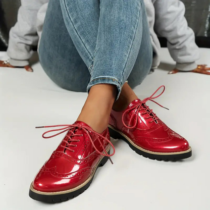 Levoire | Chaussures Brogues Brillantes Et Élégantes Pour - Femmes - À Lacets