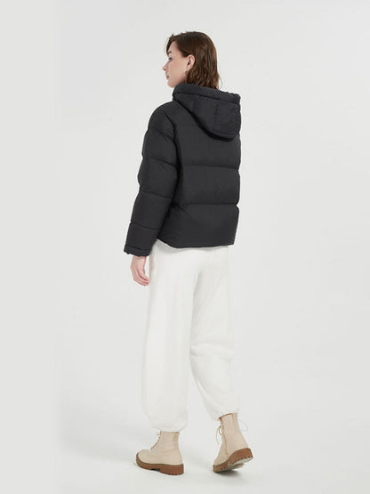 Doudoune Épaisse avec Capuche et Poches