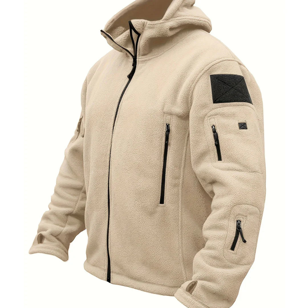 Levoire | Veste avec capuche zippée Kaki