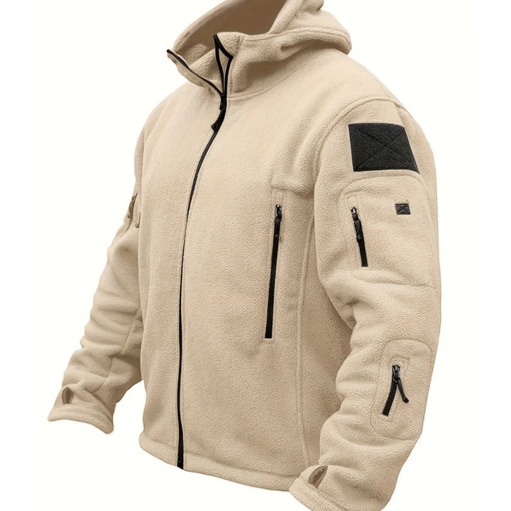 Levoire | Veste avec capuche zippée Kaki