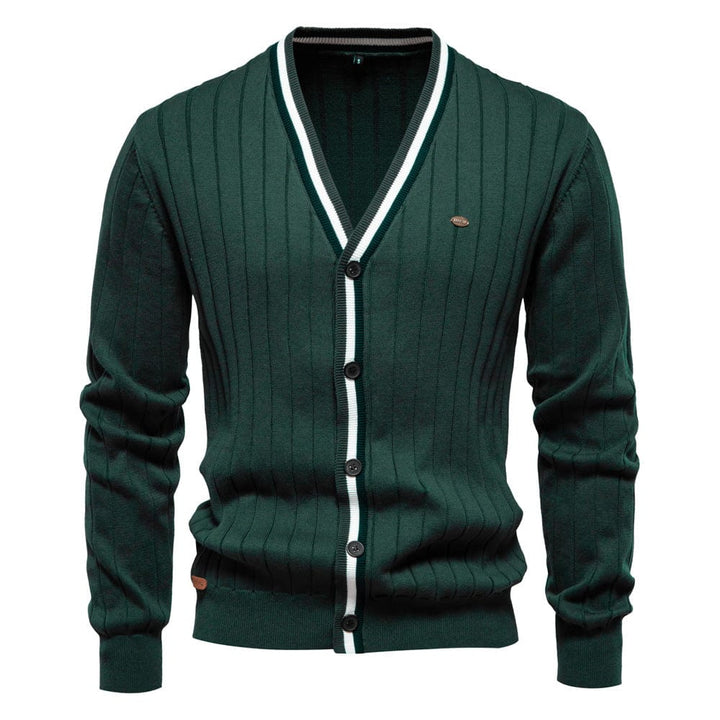 Levoire | Élégants gilets en tricot pour hommes Vert