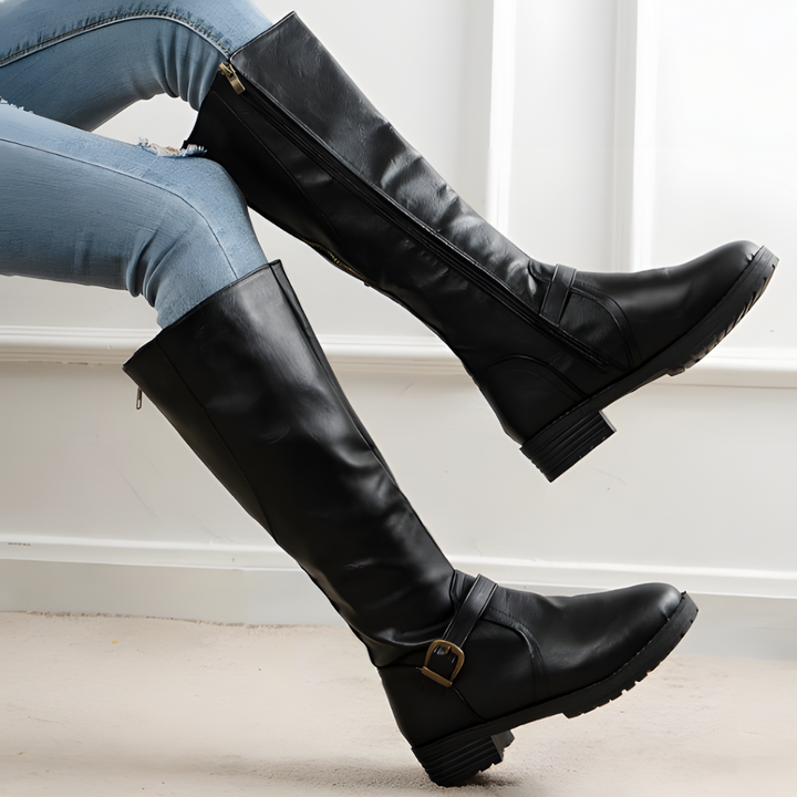 Levoire | Bottes élégantes jusqu'au genou Noir
