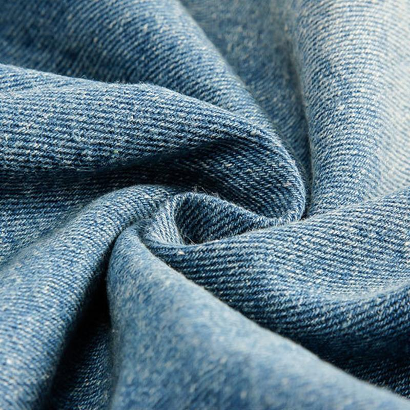 Levoire | Veste En Denim À Manches Longues En Polaire Avec Col En Fourrure
