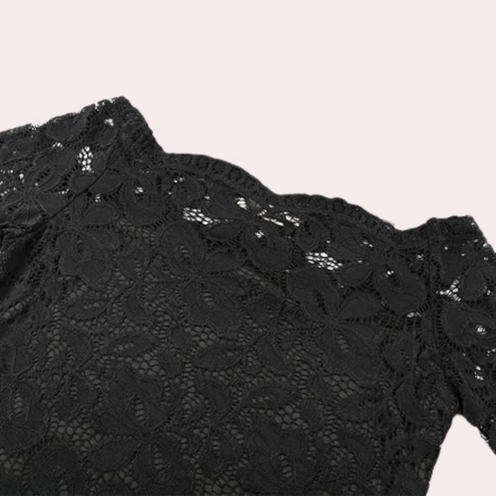 Levoire | Haut Femme Élégant En Dentelle Off Shoulder Pour Femmes